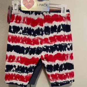 NWT Set of 3 long biker shorts. Girls.Size 8